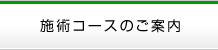 施術コースのご案内